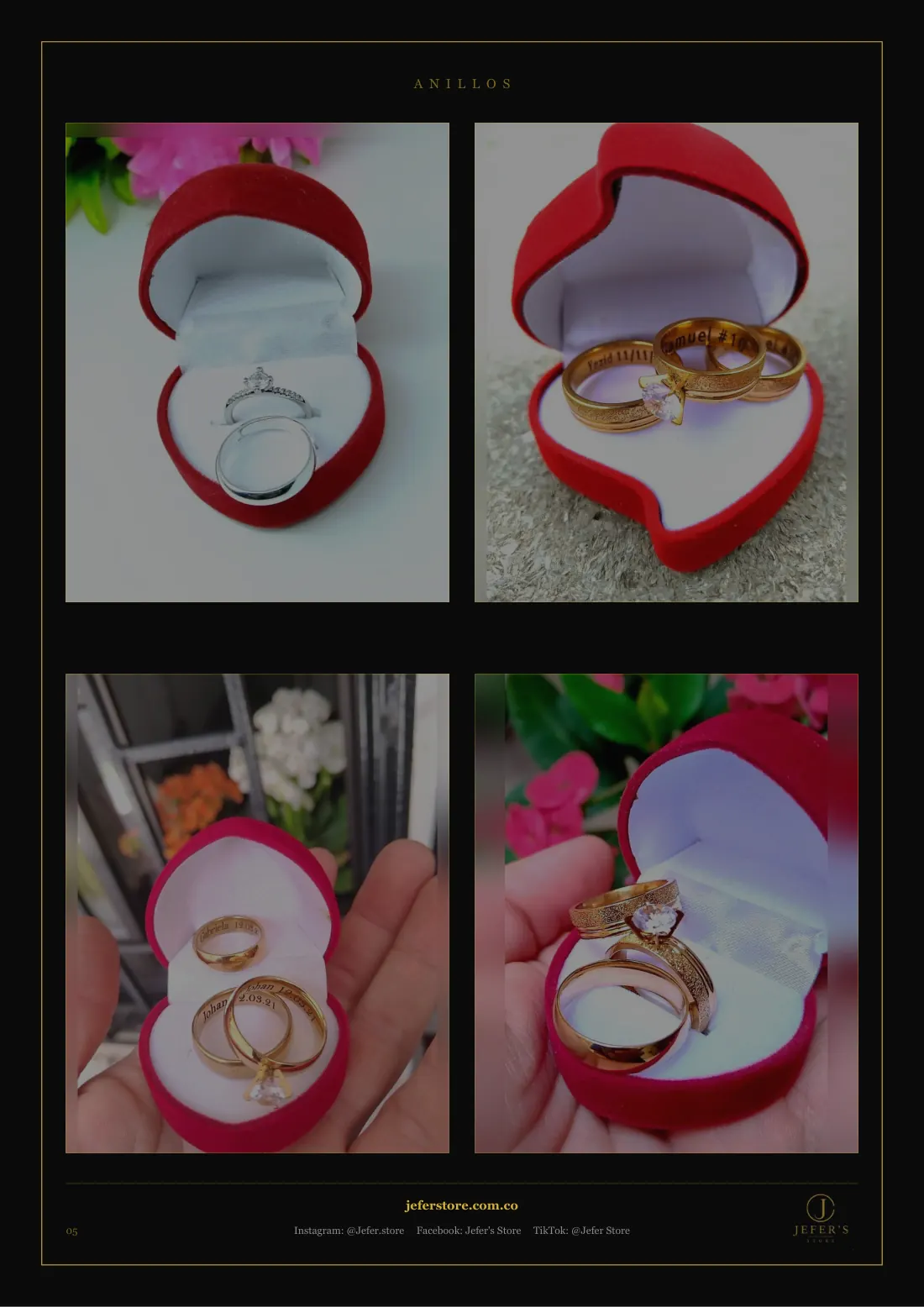 Página 6 de 18 del catálogo de anillos