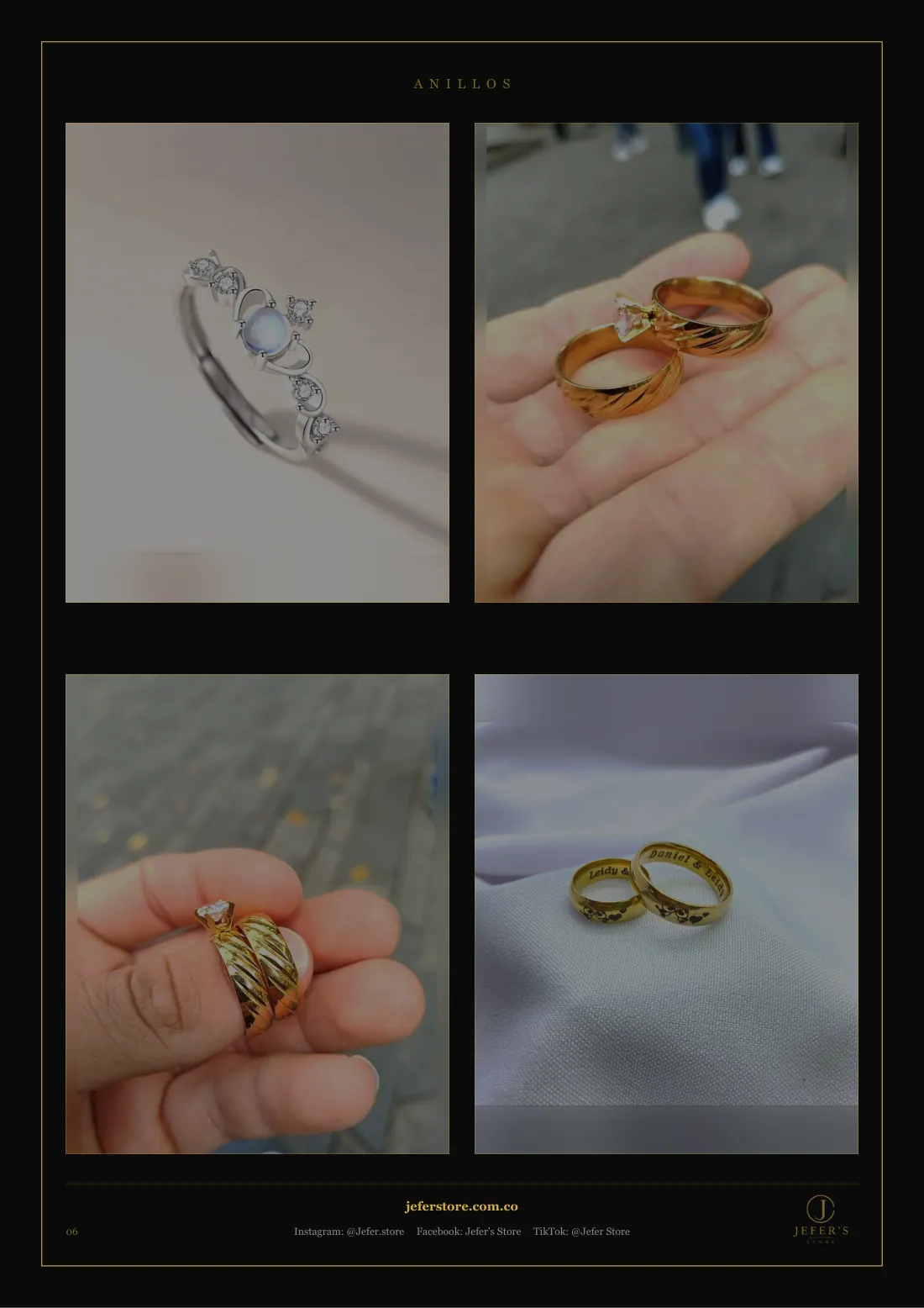 Página 7 de 18 del catálogo de anillos