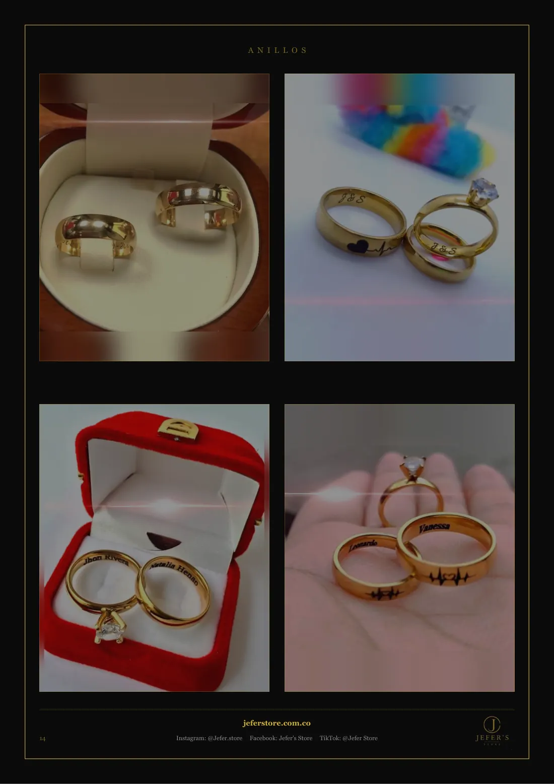 Página 15 de 18 del catálogo de anillos
