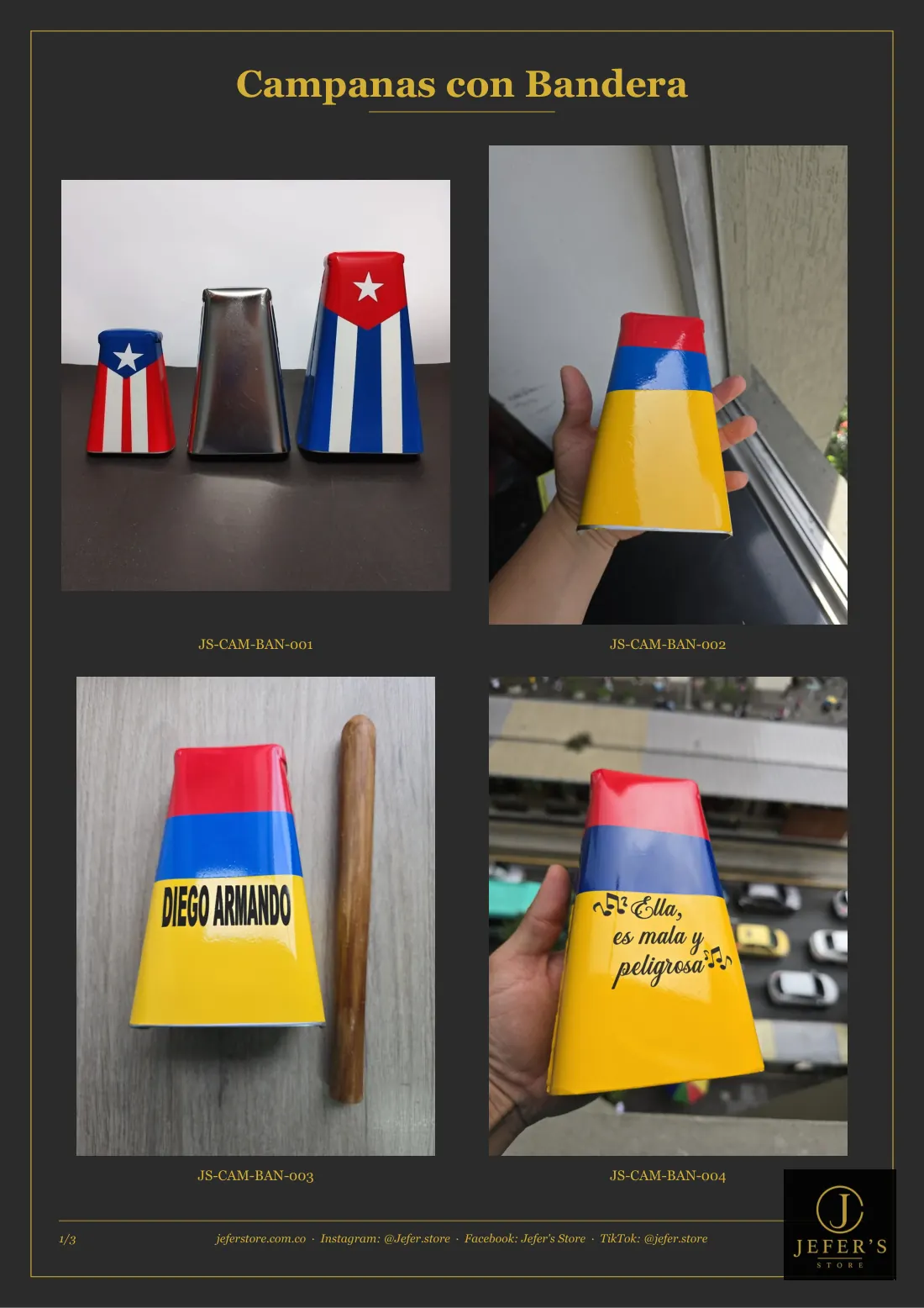 Página 11 de 16 del catálogo de campanas personalizadas