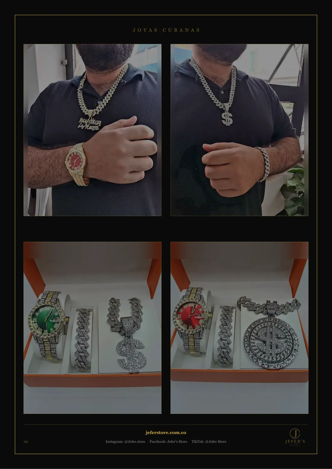 Página 3 de 21 del catálogo de joyas cubanas
