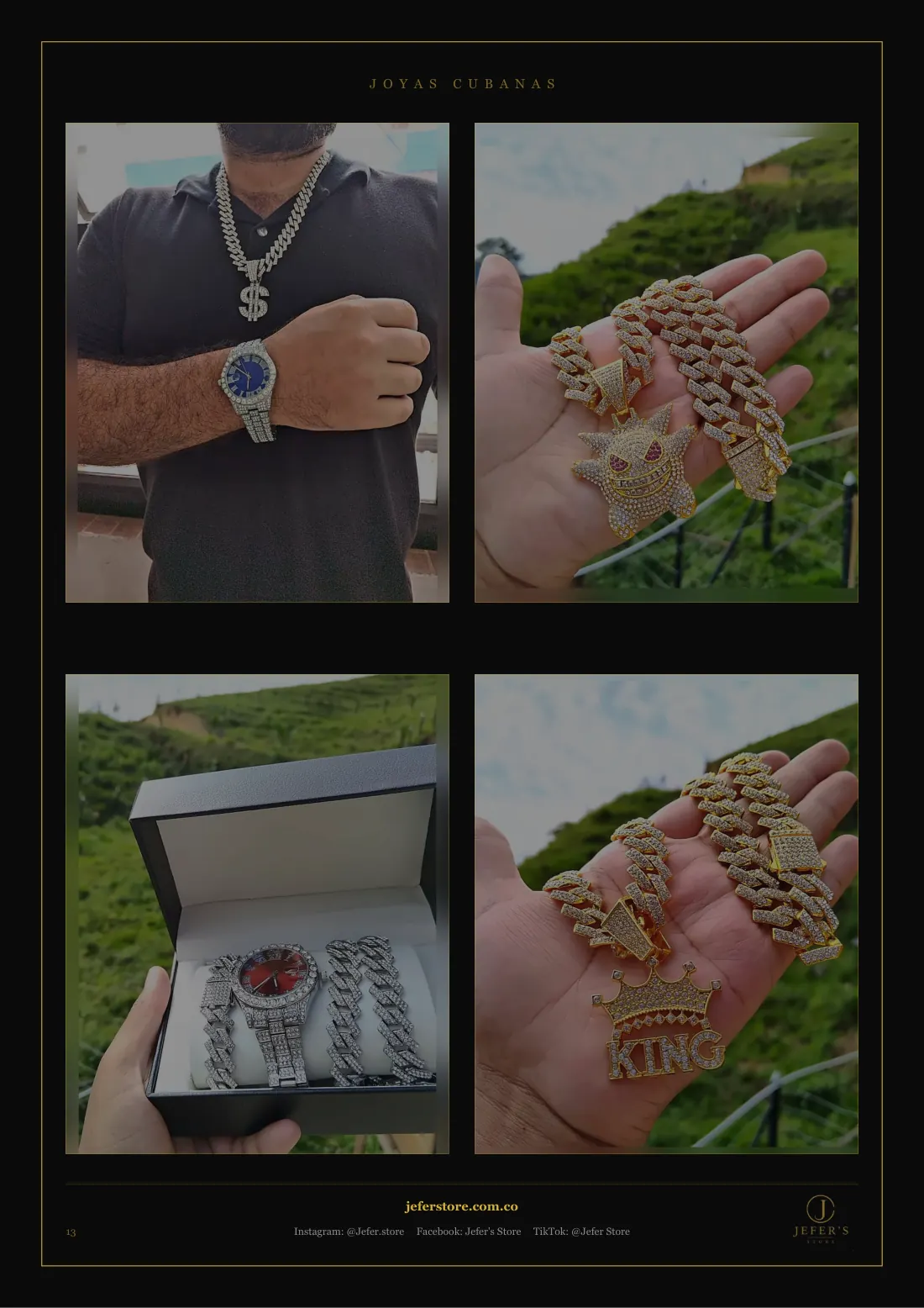 Página 14 de 21 del catálogo de joyas cubanas