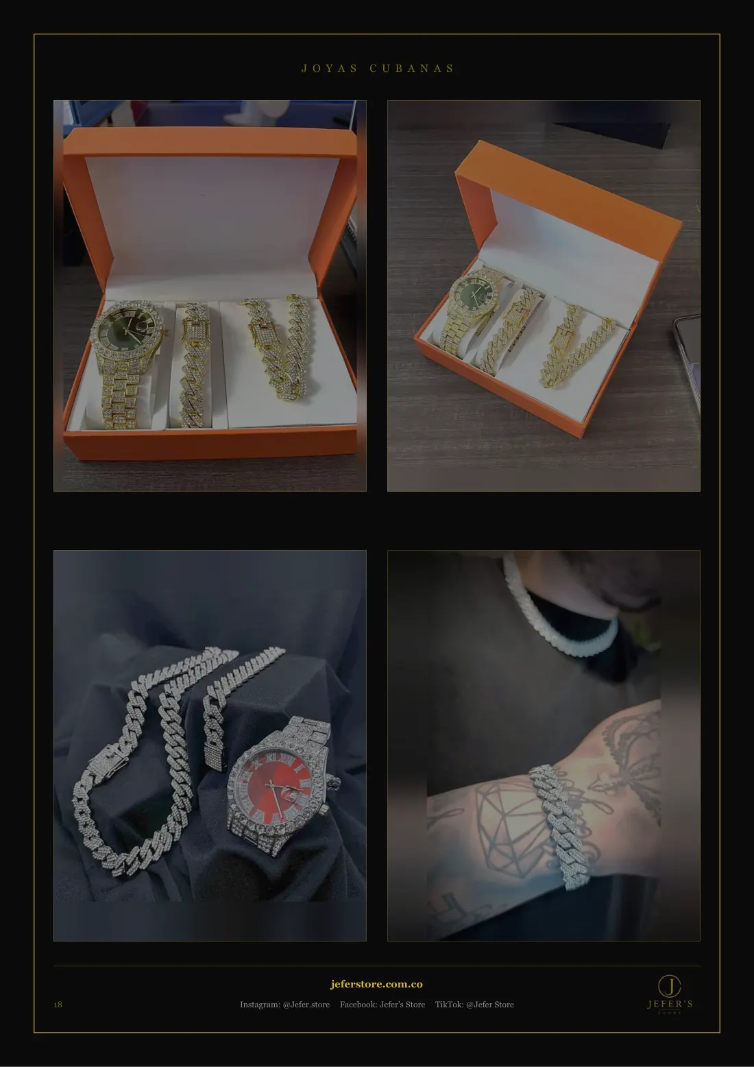 Página 19 de 21 del catálogo de joyas cubanas