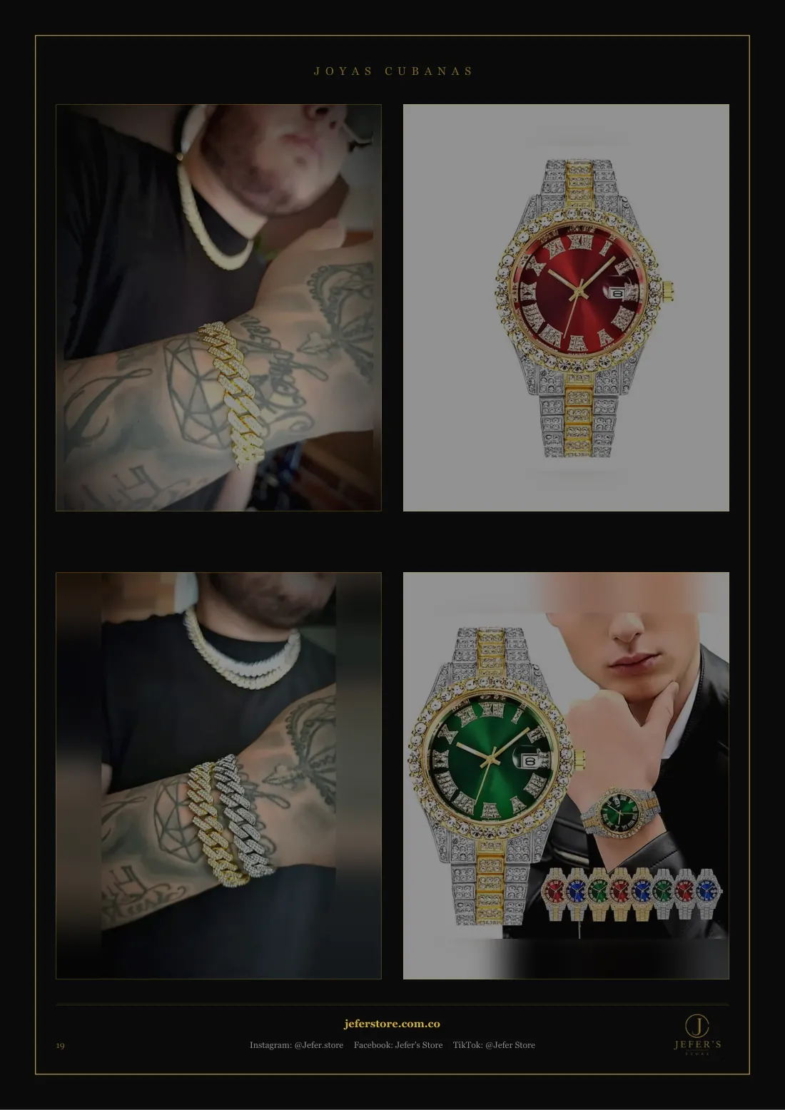 Página 20 de 21 del catálogo de joyas cubanas