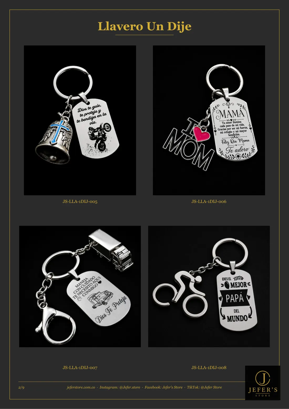 Página 5 de 29 del catálogo de llaveros personalizados