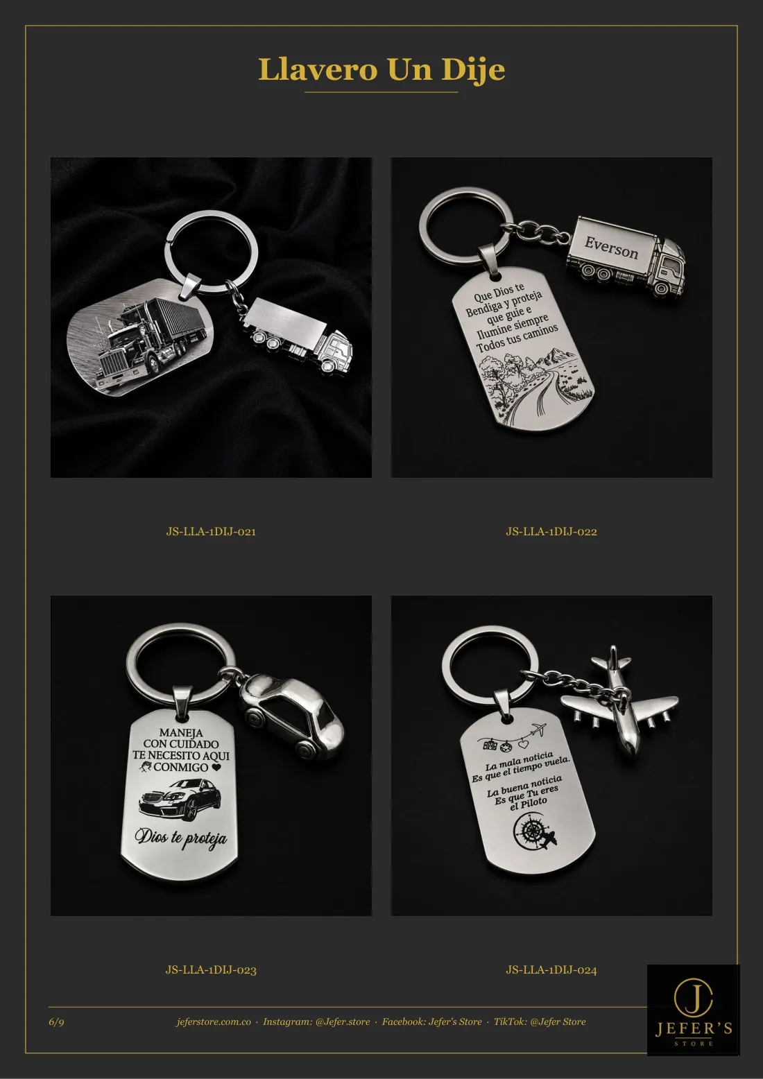 Página 9 de 29 del catálogo de llaveros personalizados