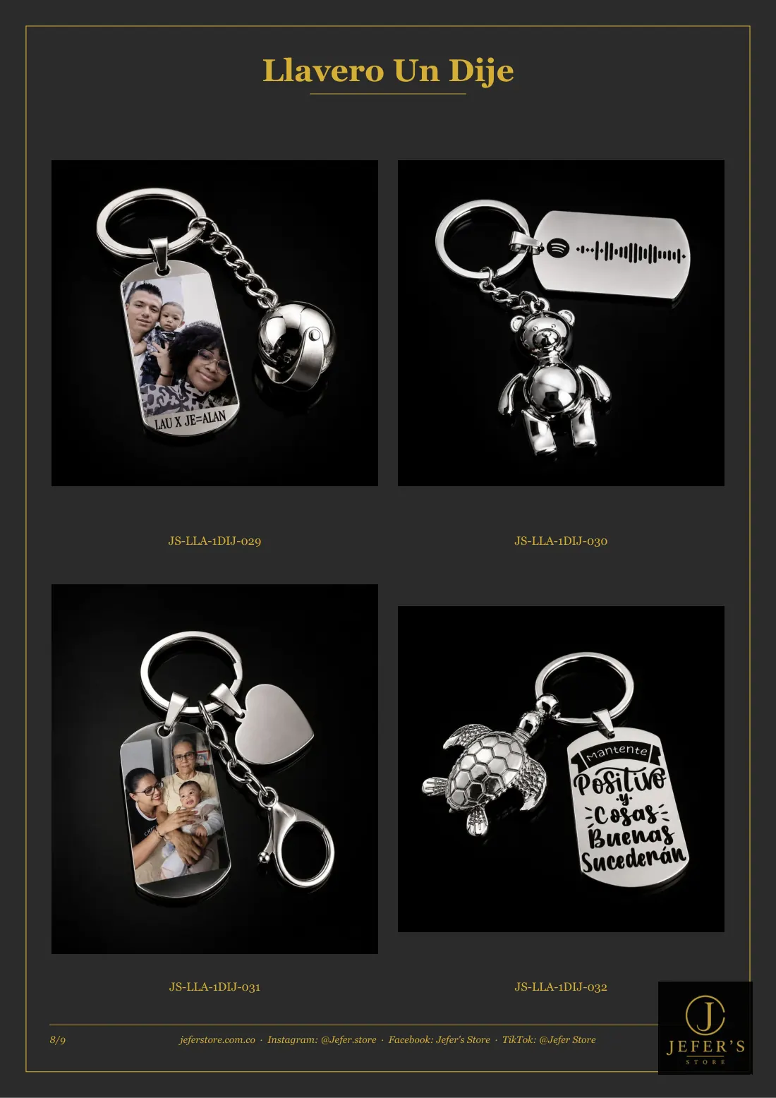 Página 11 de 29 del catálogo de llaveros personalizados