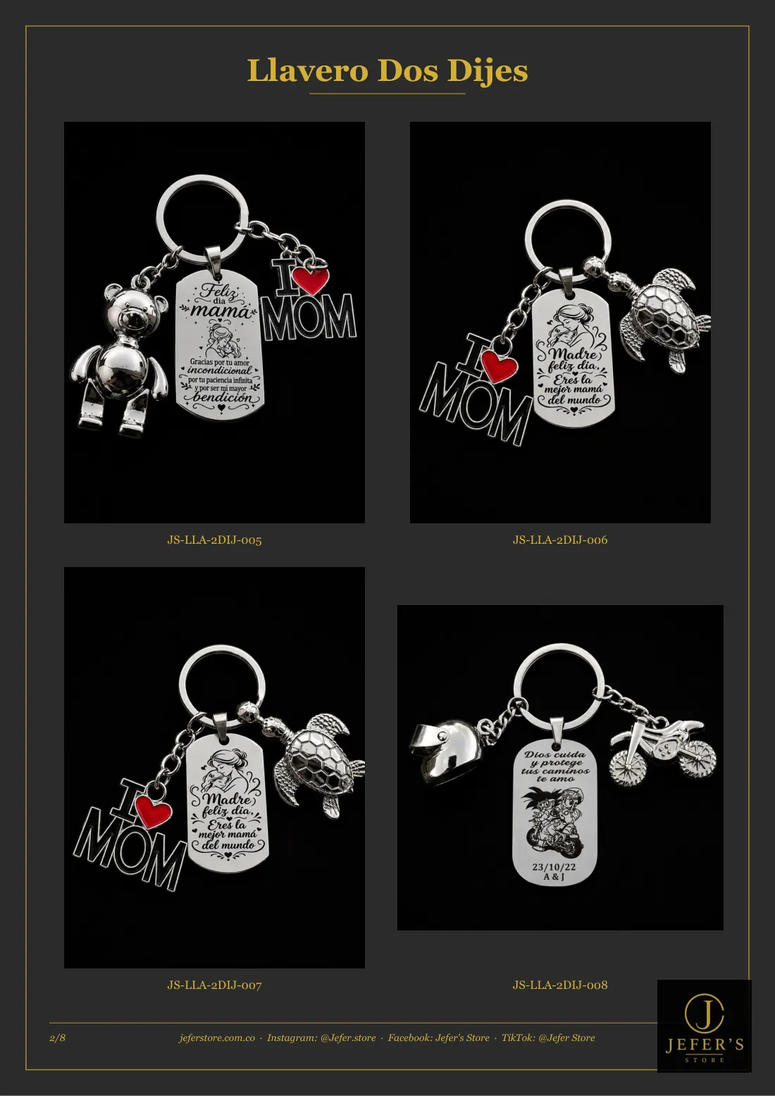 Página 15 de 29 del catálogo de llaveros personalizados