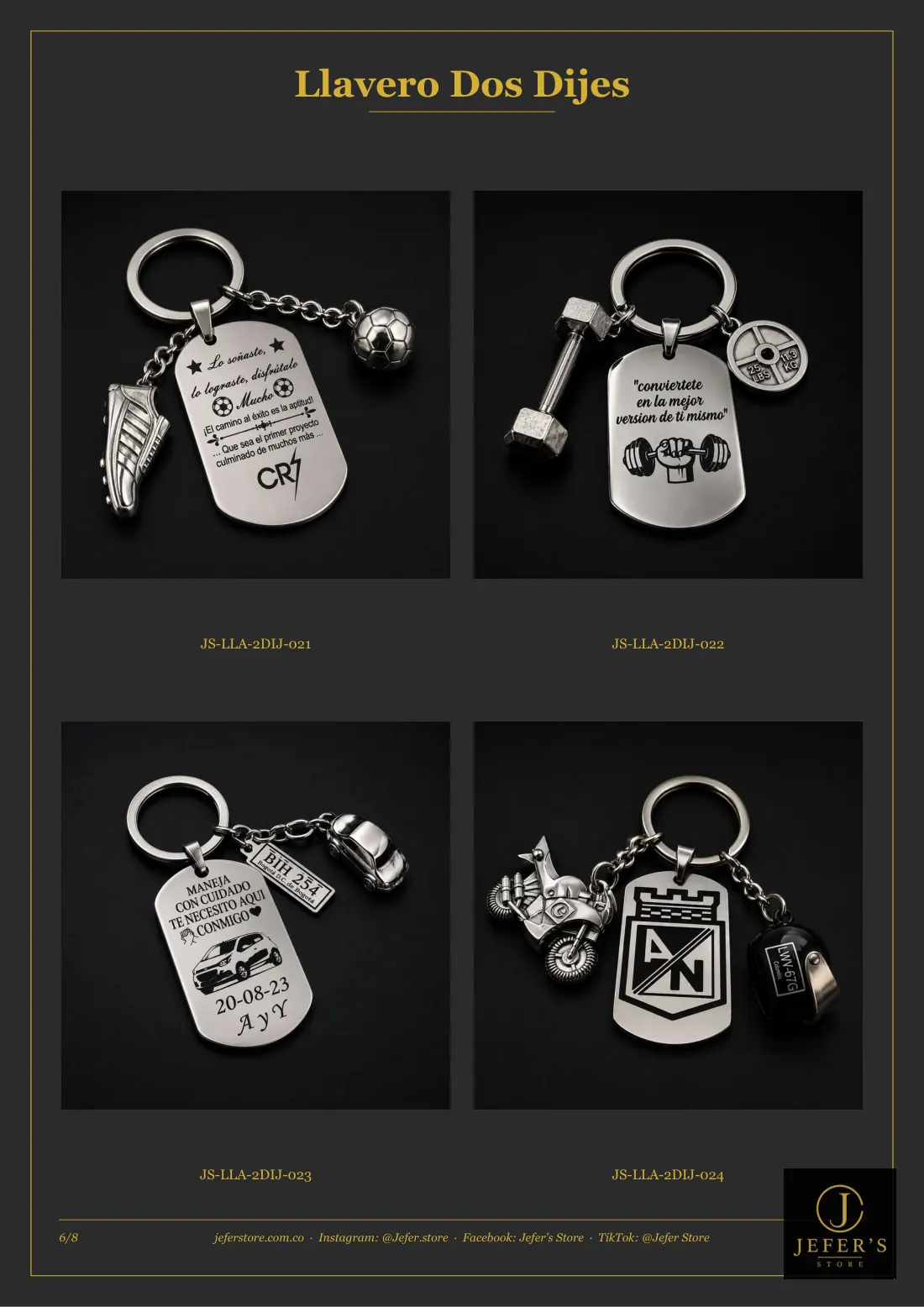 Página 19 de 29 del catálogo de llaveros personalizados
