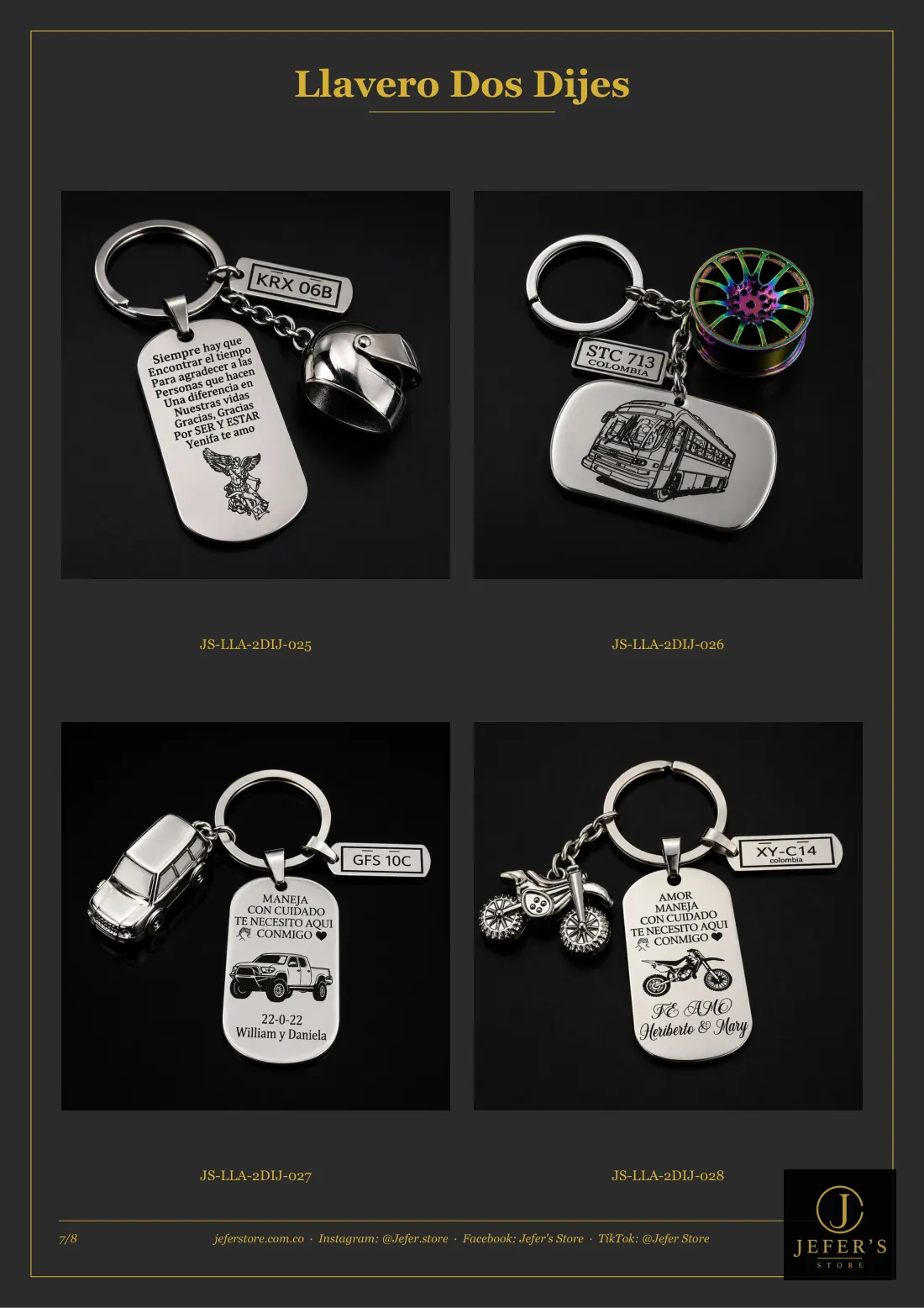 Página 20 de 29 del catálogo de llaveros personalizados