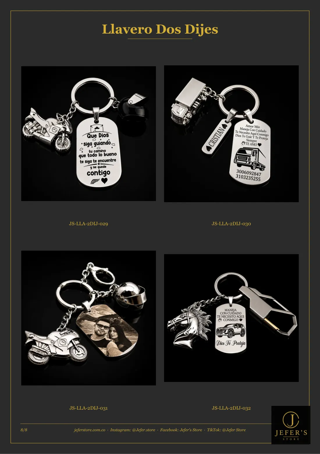 Página 21 de 29 del catálogo de llaveros personalizados