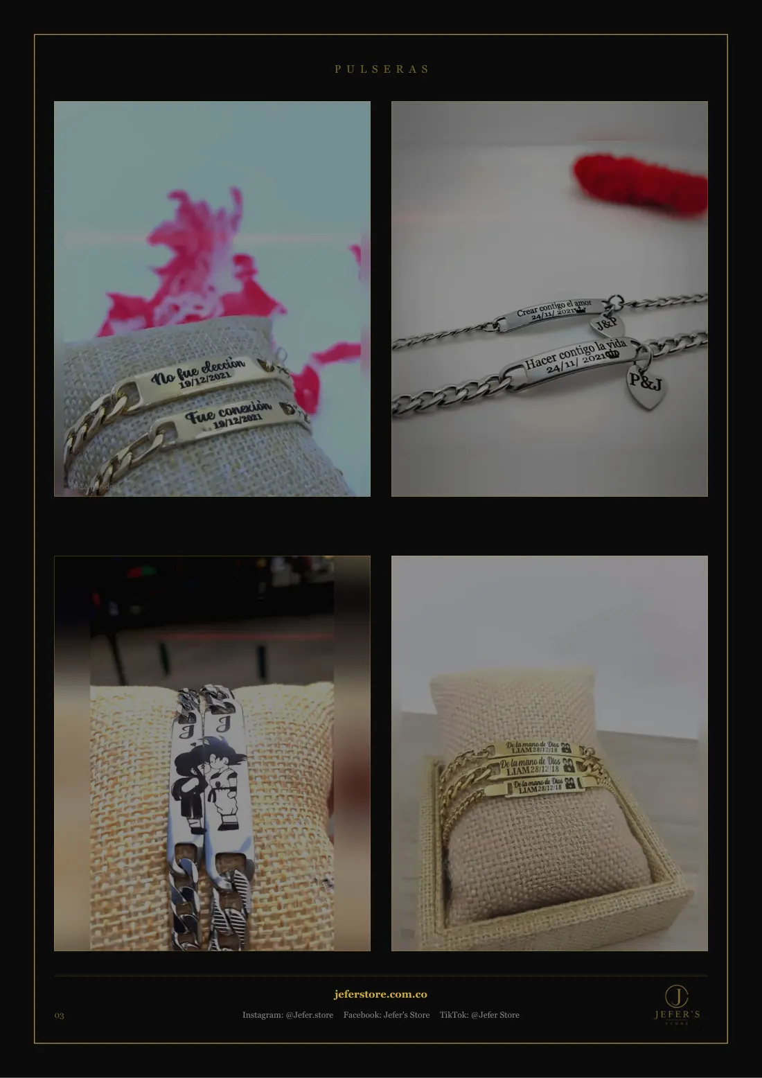 Página 4 de 23 del catálogo de pulseras
