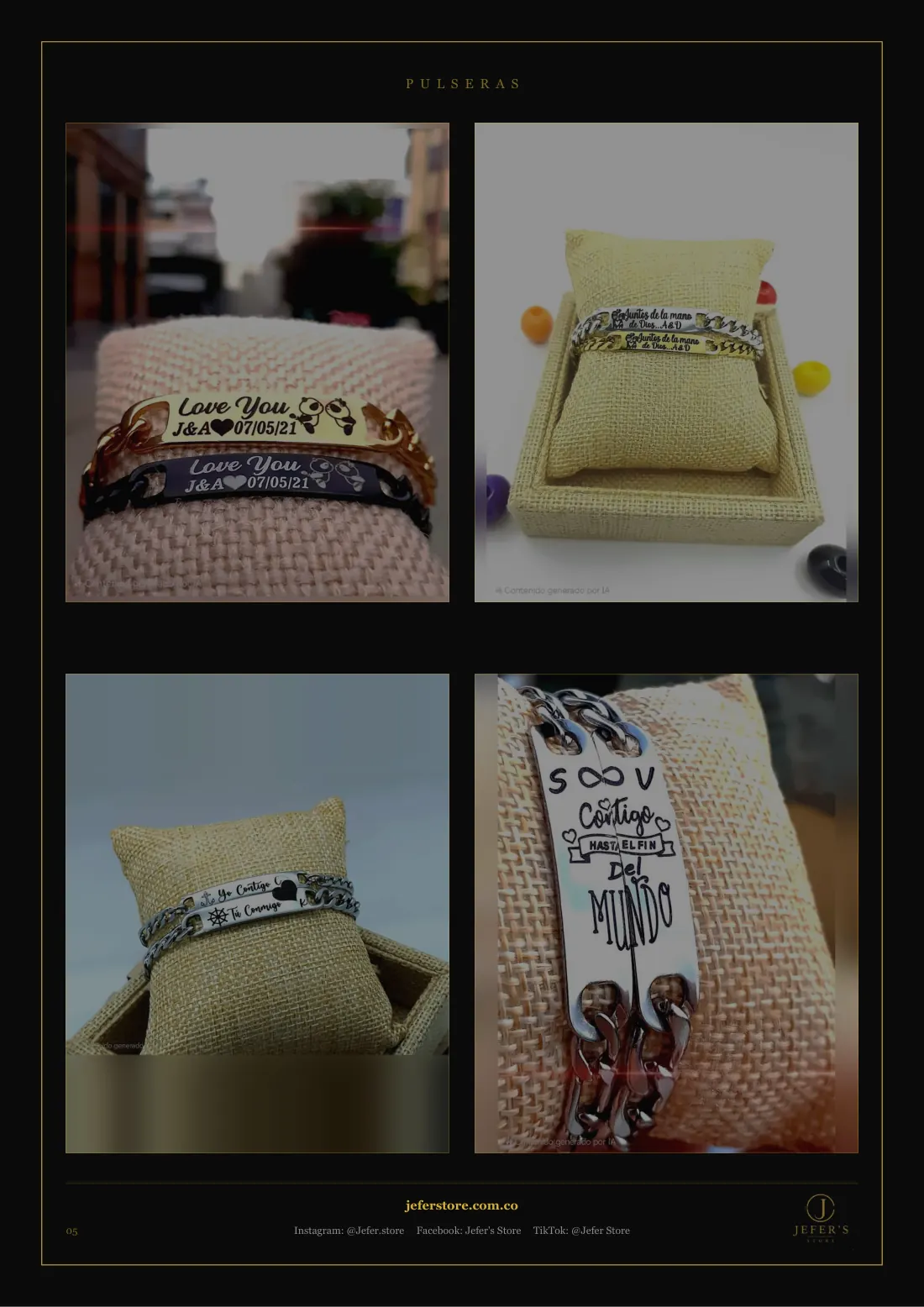 Página 6 de 23 del catálogo de pulseras