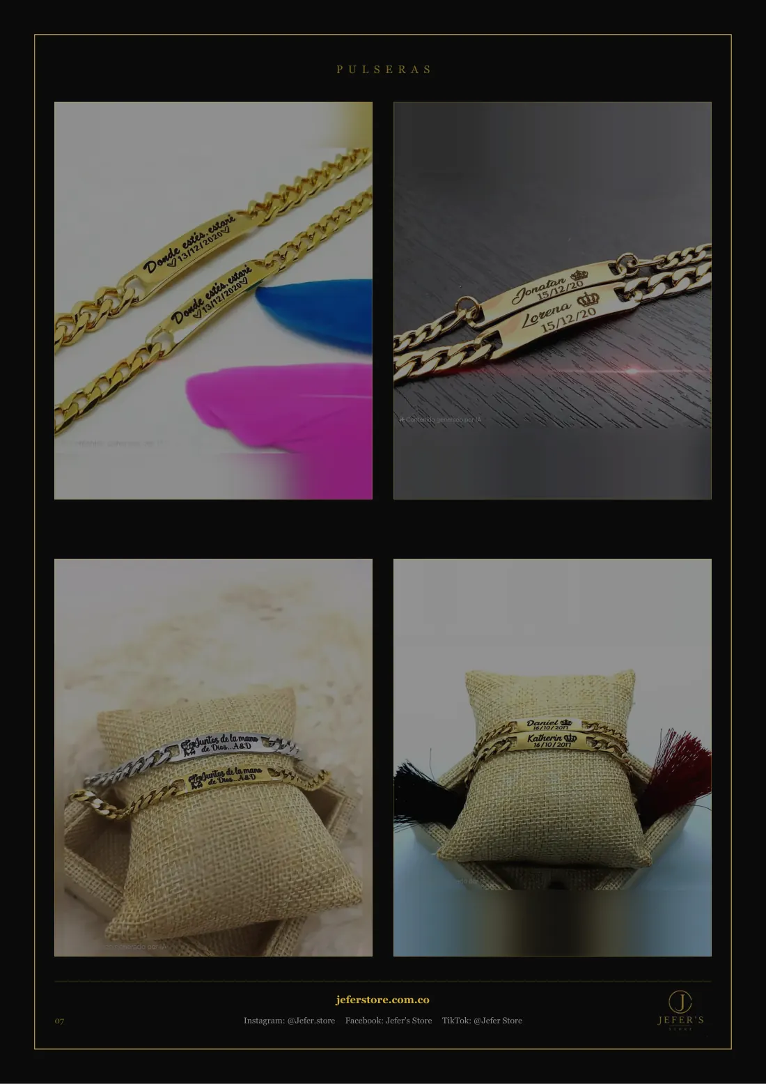 Página 8 de 23 del catálogo de pulseras