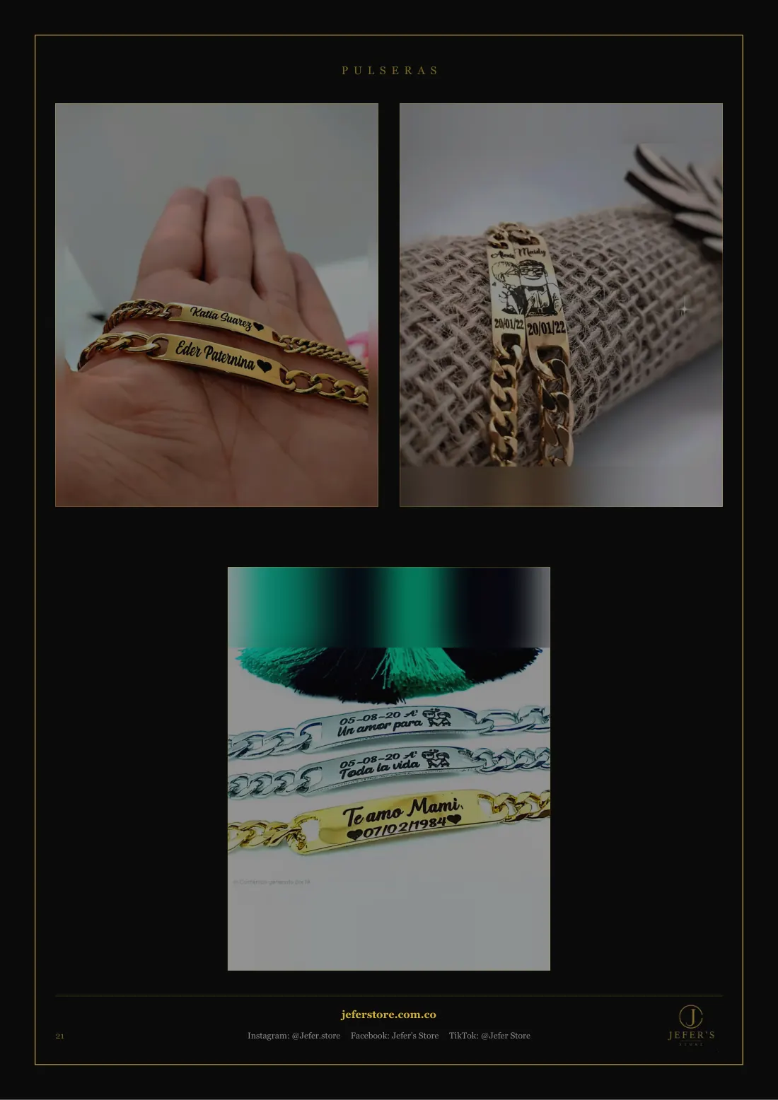 Página 22 de 23 del catálogo de pulseras
